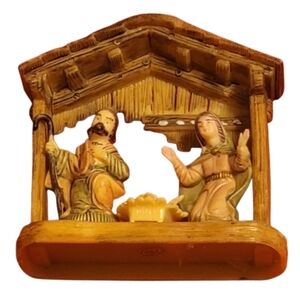 Nativity Scene Vintage Versailles Christmas Creche Small Tabletop Nativity